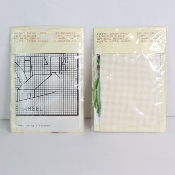 2 P.S. Designs Cross Stitch Kit Killhope Wheel Water Durham Cathedral England - Picture 4 of 4